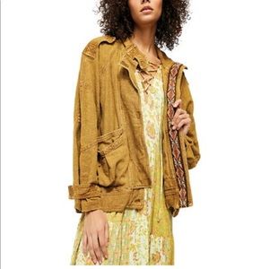 Free People Jayde Safari Bomber Jacket